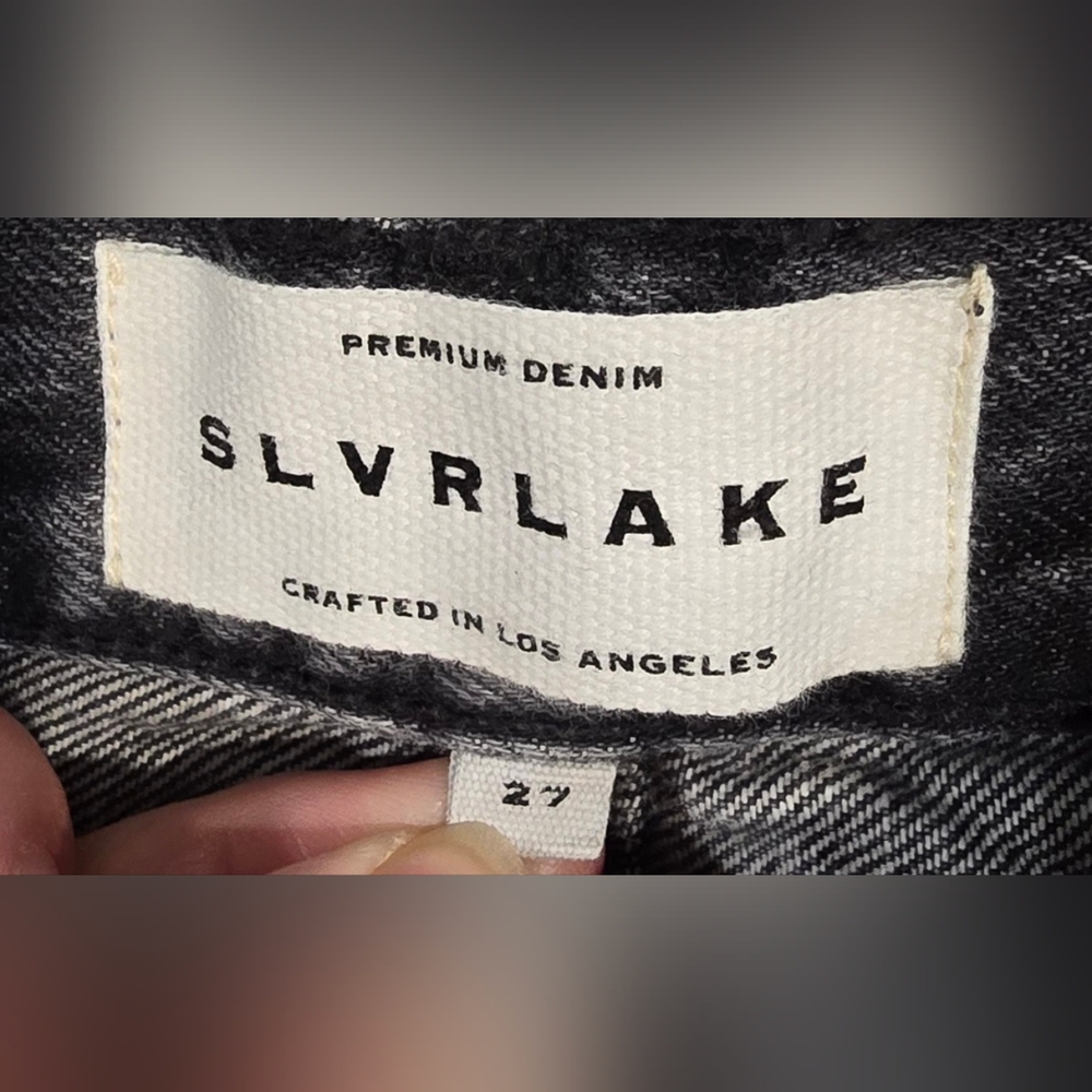 Slvrlake London High Rise Straight Leg Jeans Size 27 - Picture 6 of 8